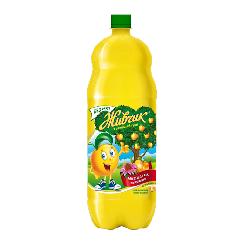 Напій соковмісний ЖИВЧИК яблуко, 2 л